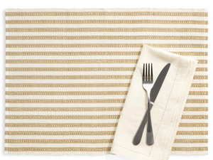 Bell Stripe Placemats / Set of 4